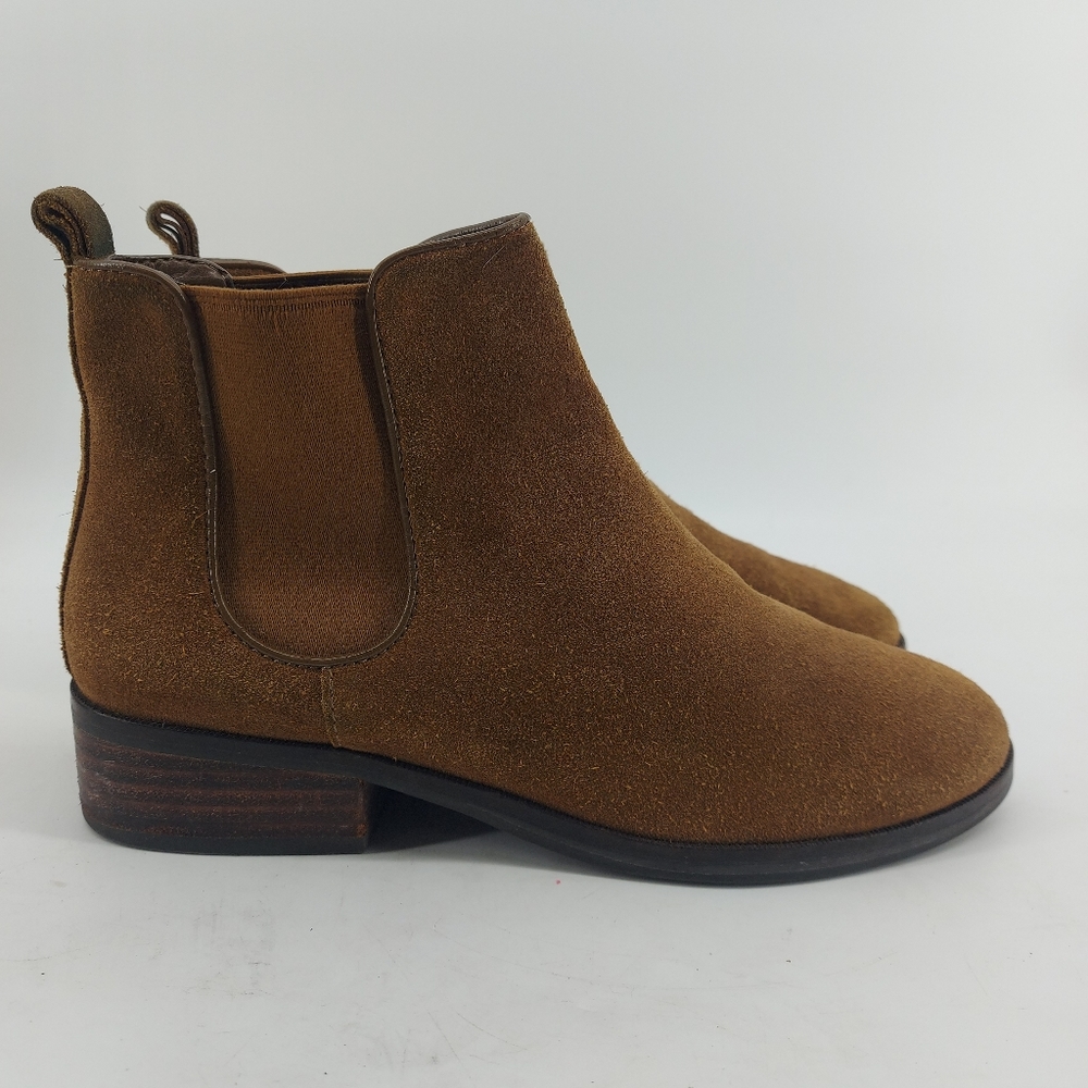 Cole Haan Tan Suede Ankle Booties Size 6.5